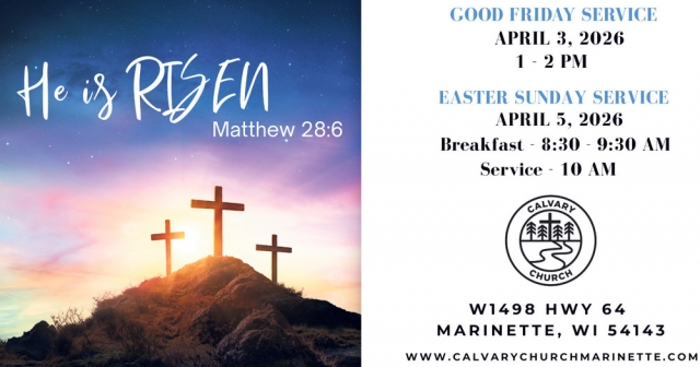 Good Friday Service, Calvary Church, Marinette, WI