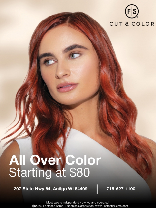 All Over Color Starting at $80, Fantastic Sam's - Antigo, Antigo, WI