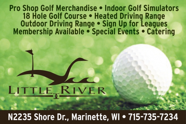 Pro Shop Golf Merchandise, Little River Country Club, Marinette, WI