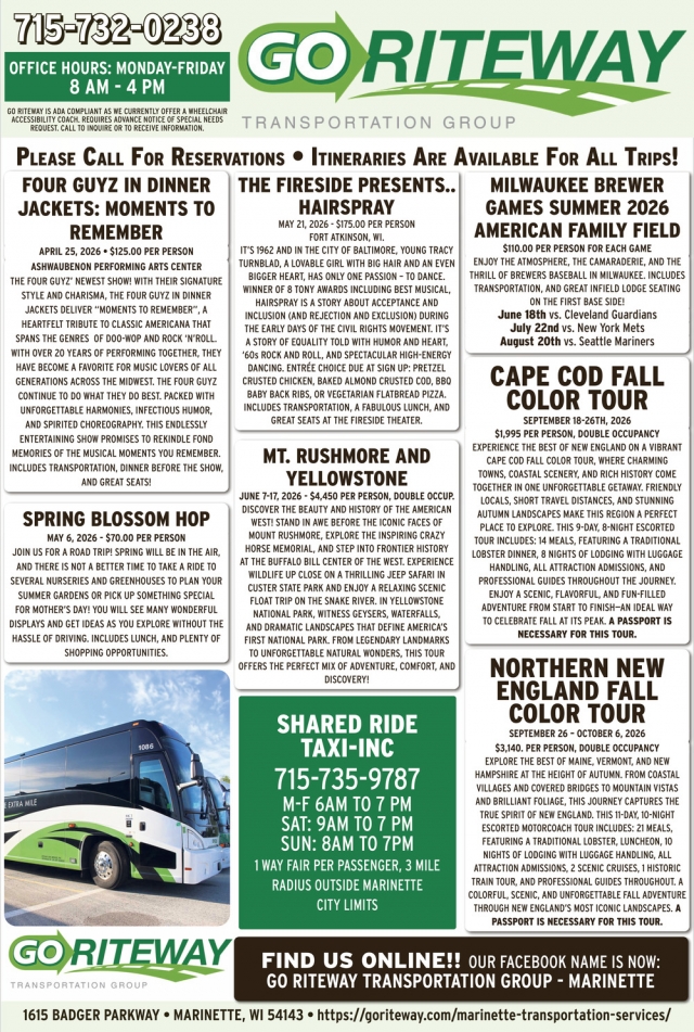 Transportation Group, GO Riteway Transportation Group, Oak Creek, WI