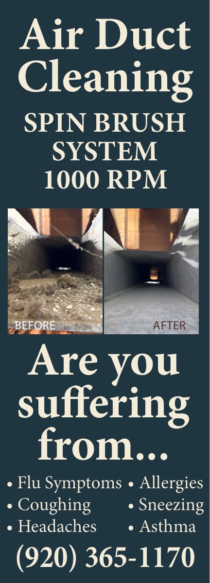 Air Duct Cleaning, 920-365-1170