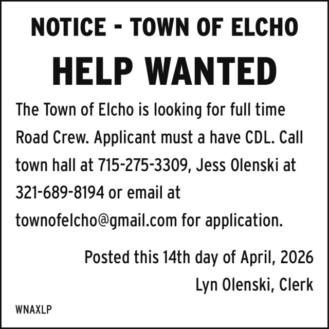 Town of Elcho, Town Of Elcho, Elcho, WI