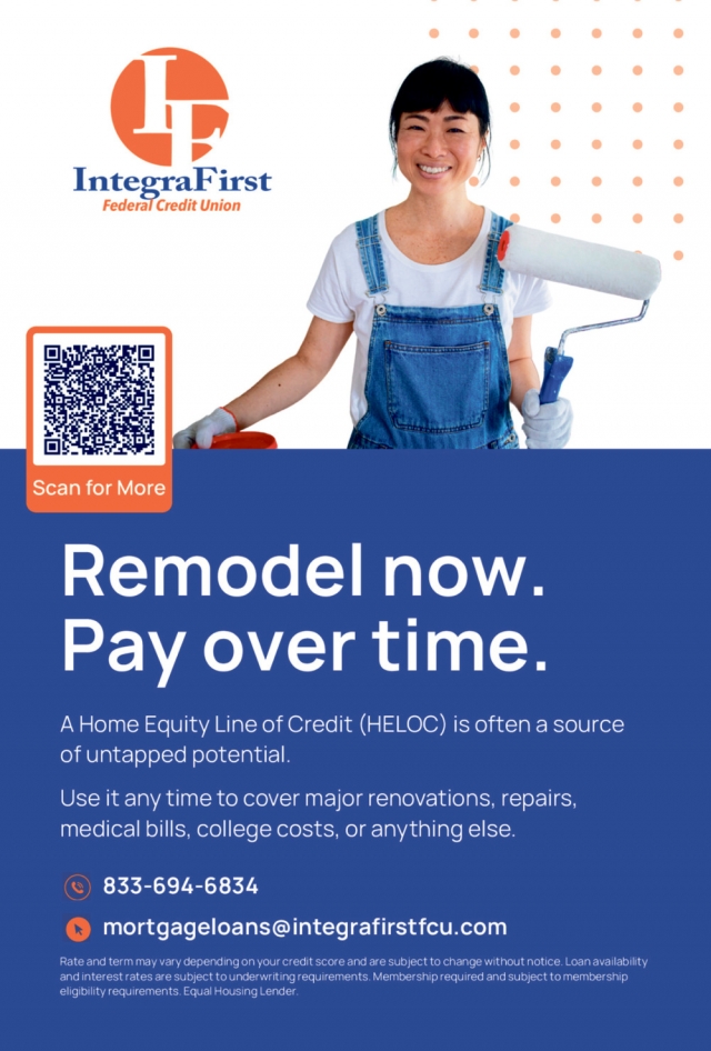 Home Equity Line of Credit, IntegraFirst Federal Credit Union, Powers, MI