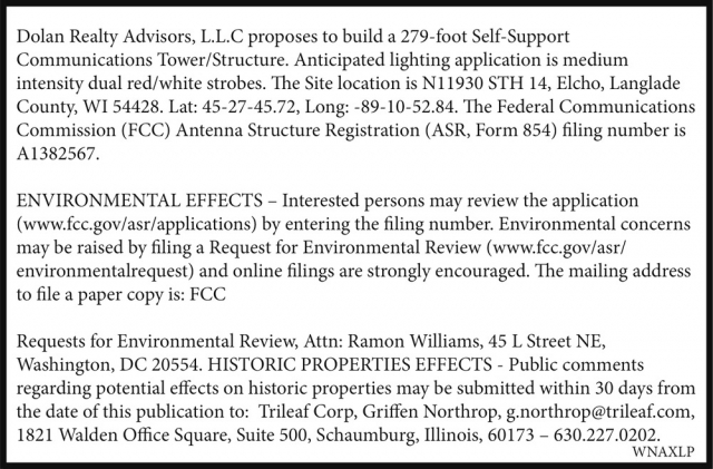 Environmental Effects, Trileaf Corp., Schaumburg, IL