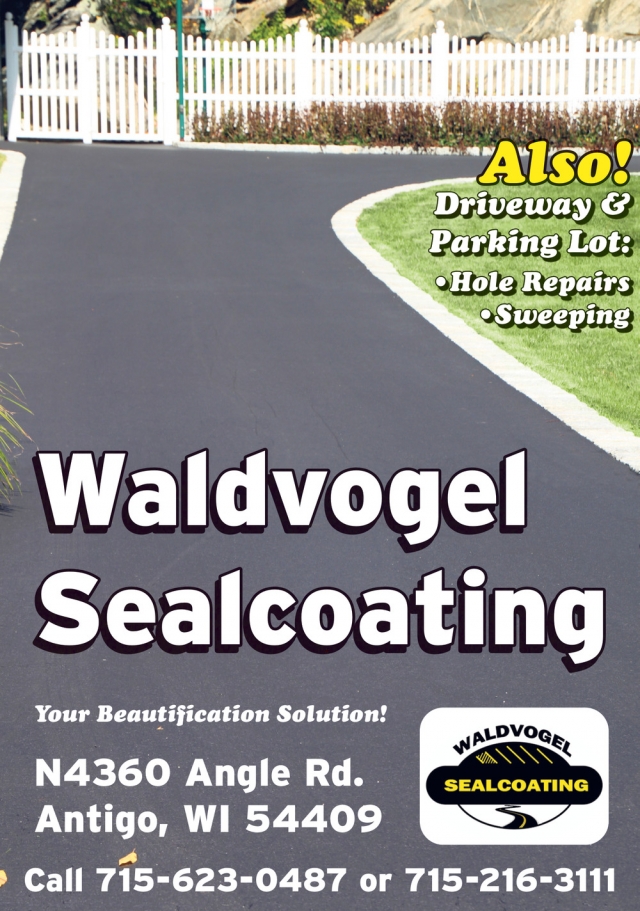 Driveways & Parking Lot, Waldvogel Landscaping and Sealcoating, Antigo, WI