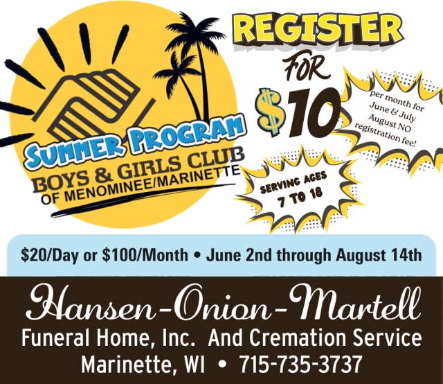 Funeral Services, Hansen-Onion Funeral Home, Inc, Marinette, WI