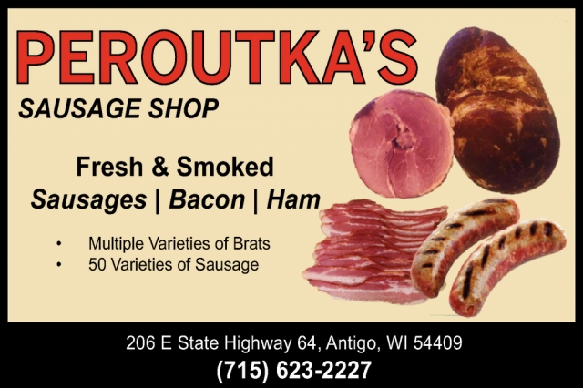 Sausage Shop, Peroutka's, Antigo, WI