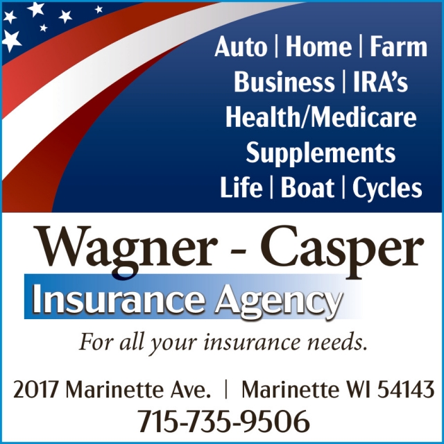 Insurance Agency, Wagner-Casper Insurance, Marinette, WI