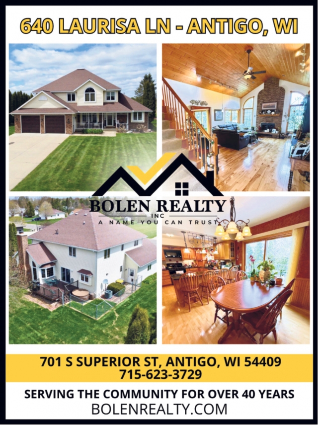 Real Estate Services, Bolen Realty, Antigo, WI