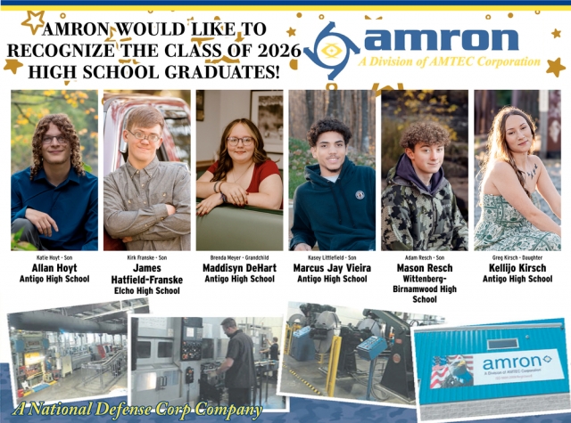 Manufacturing Company, Amron, LLC, Antigo, WI