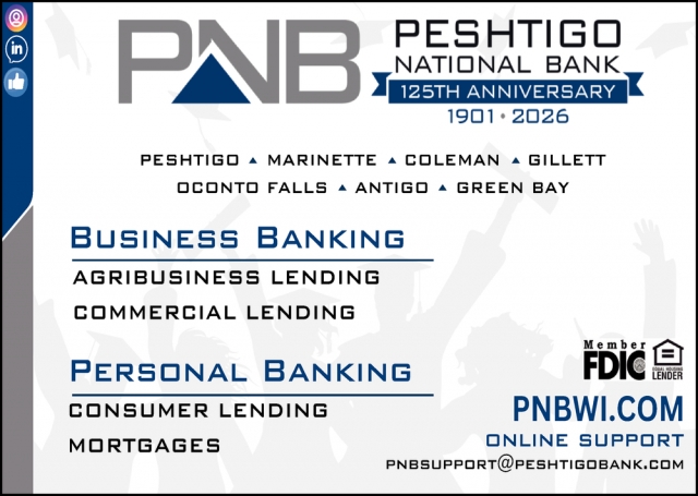 Business Banking, PNB - Peshtigo National Bank
