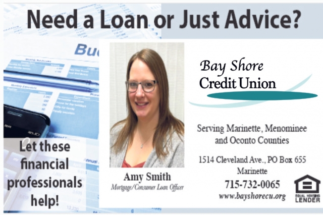 Need a Loan or Just Advice?, Bay Shore Credit Union - Marinette, Marinette, WI