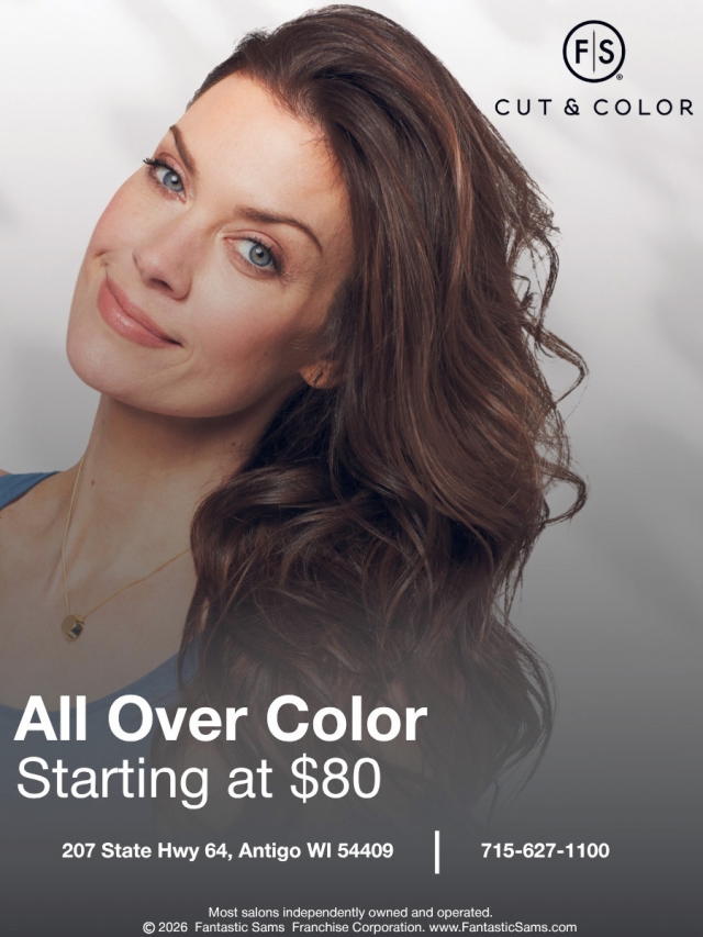 All Over Color Starting at $80, Fantastic Sam's - Antigo, Antigo, WI