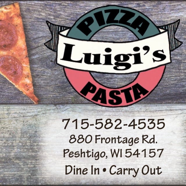 Pizza, Luigi's Pizza, Peshtigo, WI