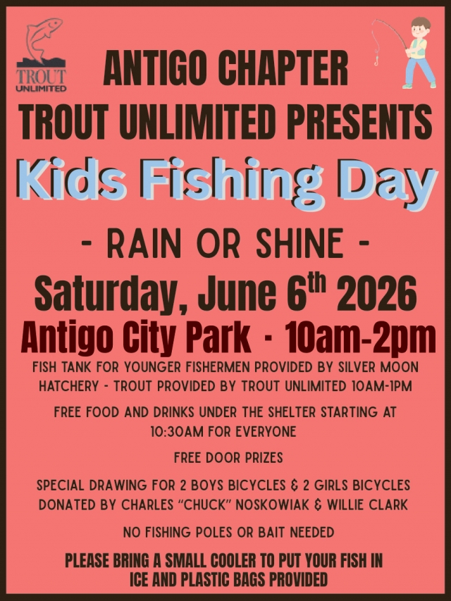 Kids Fishing Event, Kids Fishing Day (June 6, 2026)