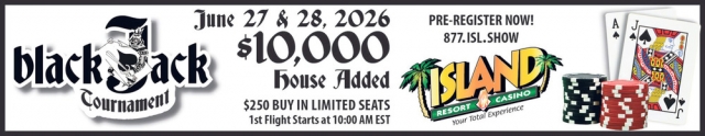 Black Jack Tournament, Island Resort & Casino, Harris, MI
