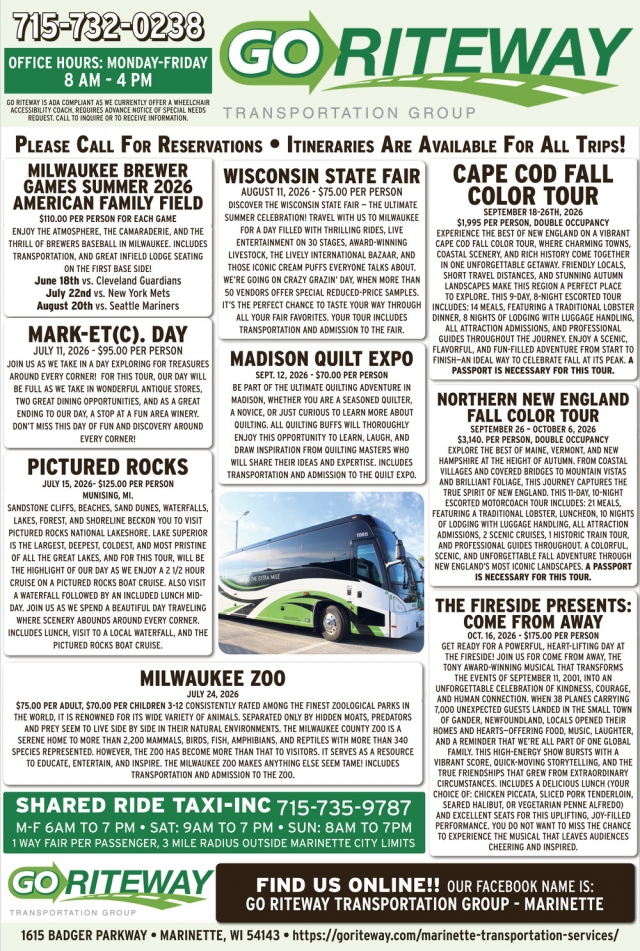 Transportation Group, GO Riteway Transportation Group, Oak Creek, WI