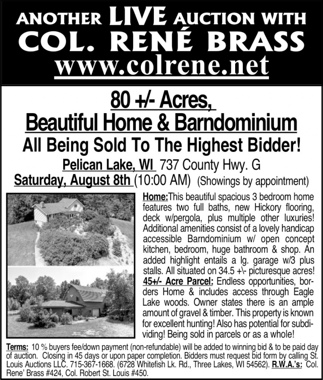 Another Live Auction, Col. Rene' Brass