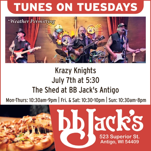 Krazy Knights - July 7th at 5:30, BB Jack's, Deforest, WI