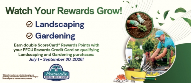 Watch Your Rewards Grow, Peninsula Federal Credit Union, Escanaba, MI