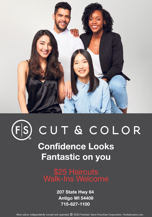 $25 Haircuts, FS Cut & Color, Antigo, WI