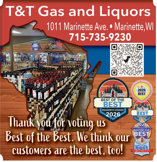 Best of The Best, T&T Gas and Liquors, Marinette, WI