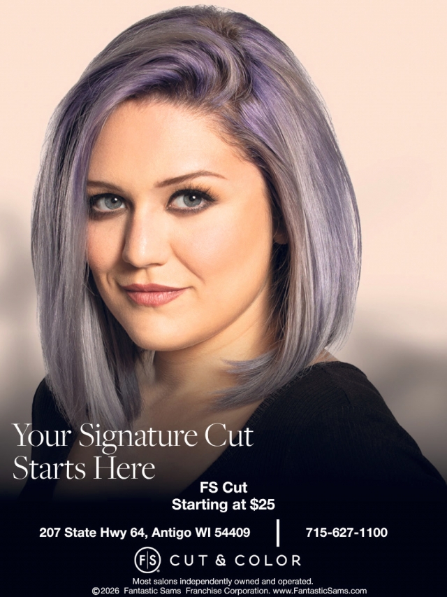 Your Signature Cut Starts Here, FS Cut & Color, Antigo, WI