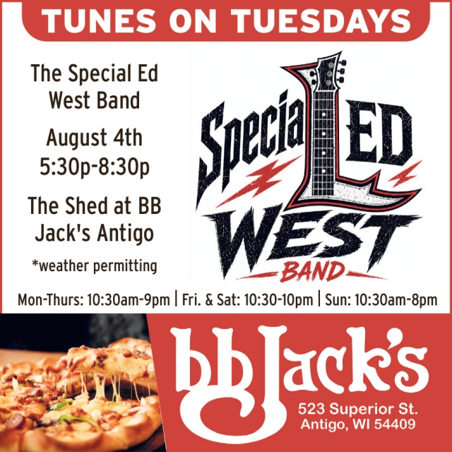 Tunes On Tuesdays, BB Jack's, Deforest, WI
