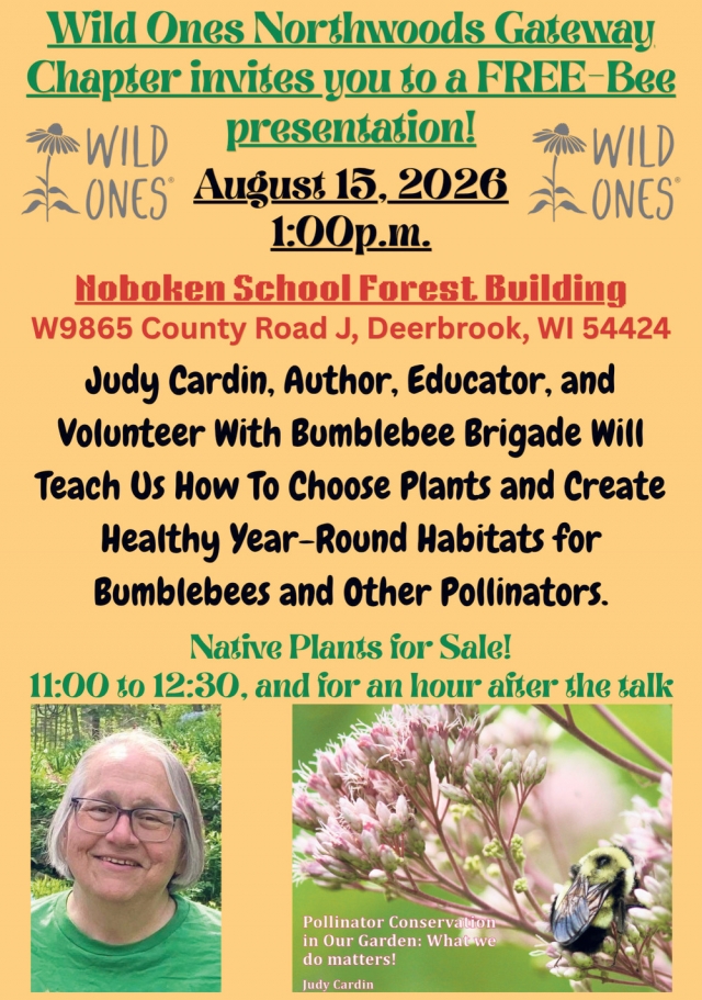 FREE-Bee Presentation, Wild Ones Northwoods Gateway Chapter