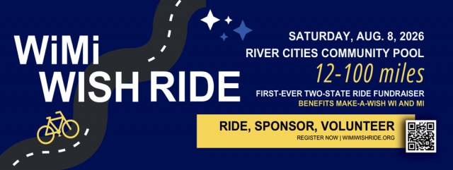 Ride, Sponsor, Volunteer, WiMi Wish Ride (Aug. 8, 2026), Marinette, WI