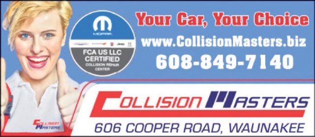Your Car, Your Choice, Collision Masters, Waunakee, WI