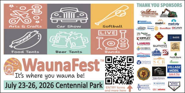 Thank You Sponsors, WaunaFest 2026
