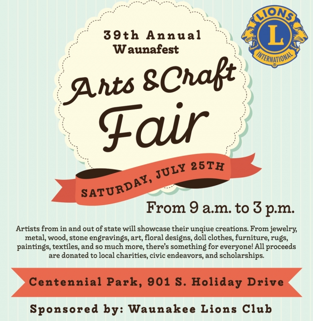 Arts & Craft Fair, Waunakee Lions Club, Waunakee, WI