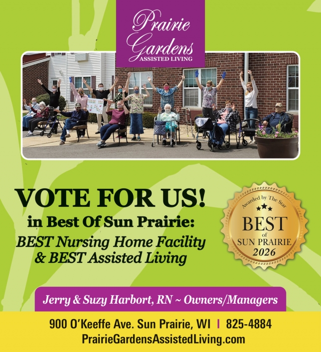 Best Nursing Home Facility & Best Assisted Living, Prairie Gardens Assisted Living, Sun Prairie, WI