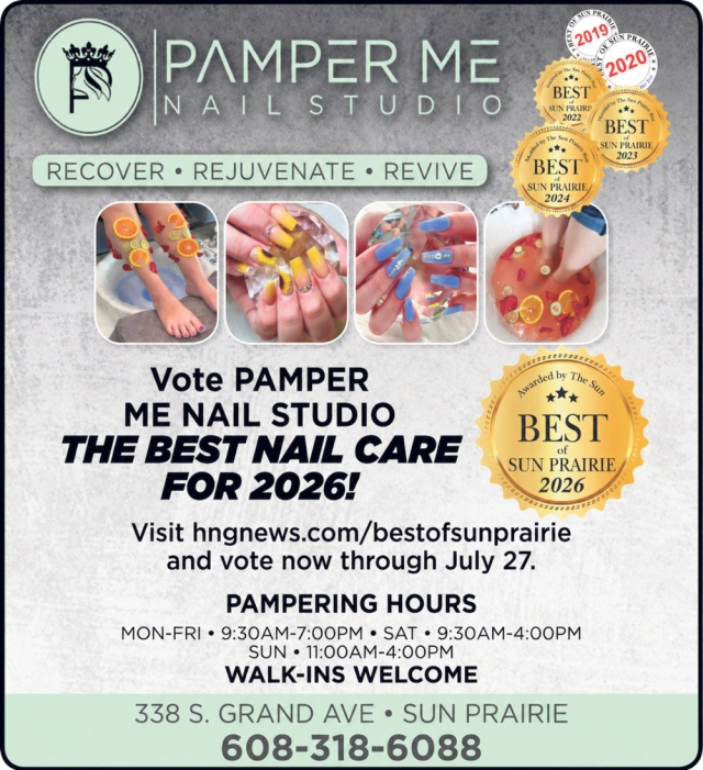 Best Nail Care for 2026, Pamper Me Nail Studio, Sun Prairie, WI
