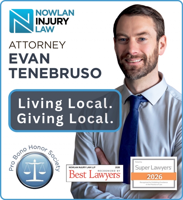 Evan Tenebruso - Attorney, Nowlan Personal Injury Law, Janesville, WI