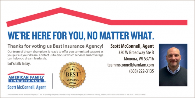Best Insurance Agency!, Scott McConnell - American Family Insurance, Madison, WI