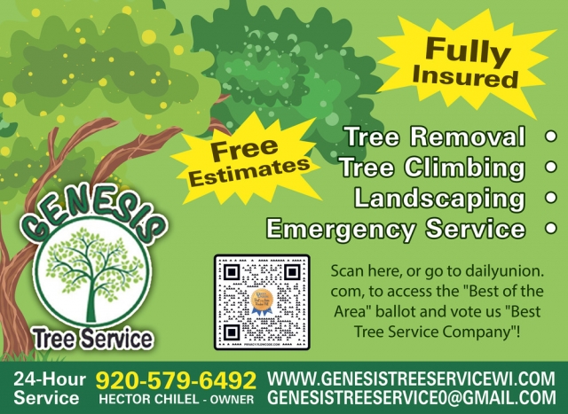 Tree Removal - Tree Climbing - Landscaping, Genesis Tree Service, Johnson Creek, WI