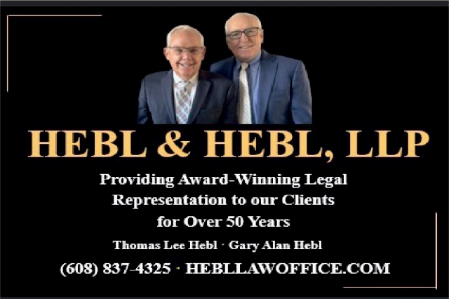 Providing Award-Winning Legal Representation to Our Clients, Hebl & Hebl LLP, Sun Prairie, WI