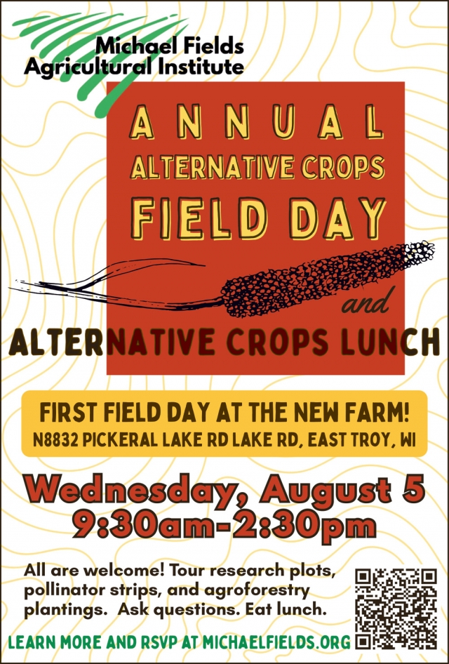 Alternative Crops Lunch, Annual Alternative Field Day and Alternative Crops Lunch