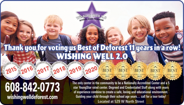 Preschool & Childcare, Wishing Well Preschool & Childcare, De Forest, WI