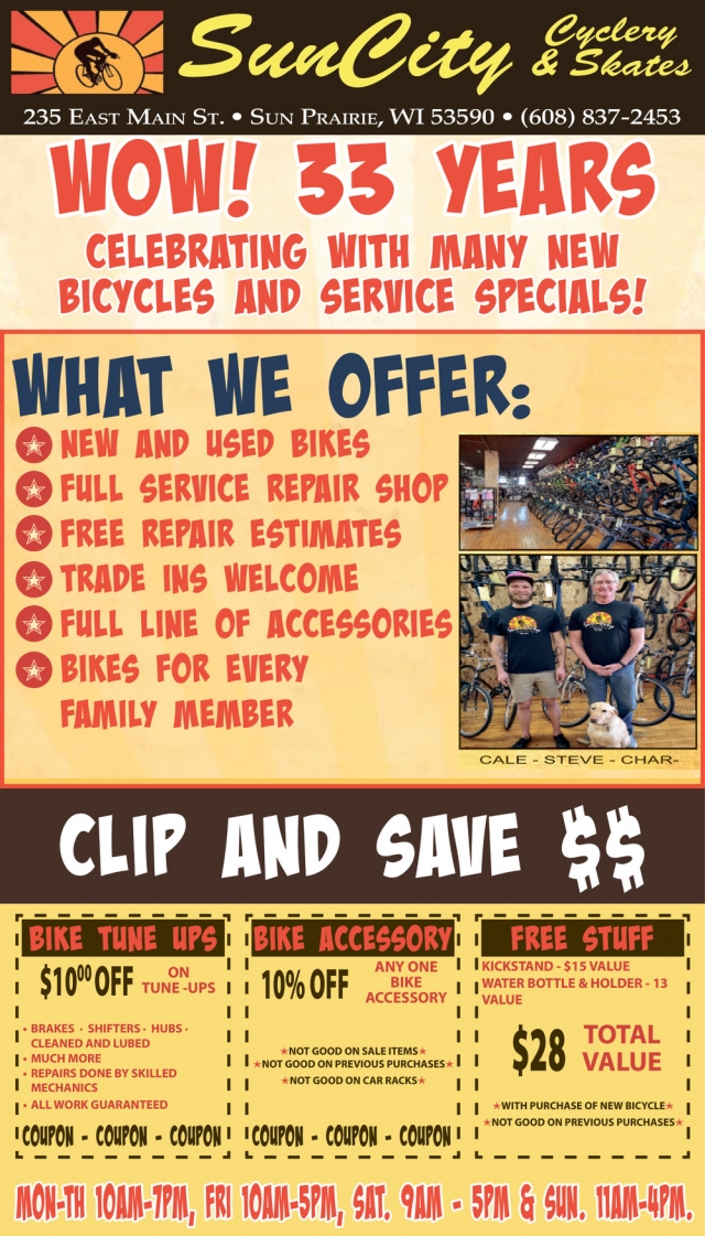 Bike Accessory, Sun City Cyclery & Skates, Sun Prairie, WI