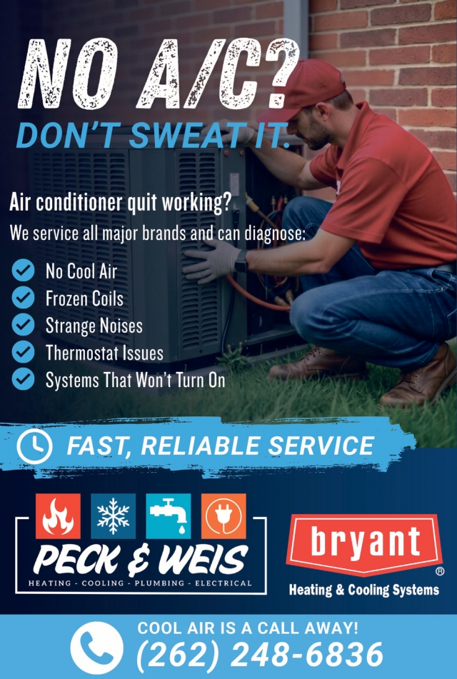 Air Conditioner Quit Working? , Peck & Weis, Lake Geneva, WI