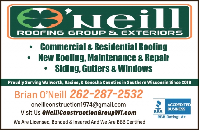 O'Neill Construction Group, Roofing and Exterior