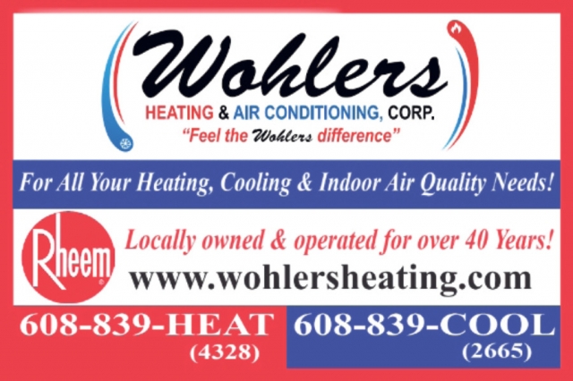 Heating & Air Conditioning, Wohlers Heating & Air Conditioning Corp., Cottage Grove, WI