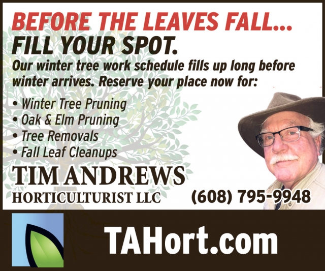 Before The Leaves Fall..., Tim Andrews Horticulturist LLC, Mazomanie, WI