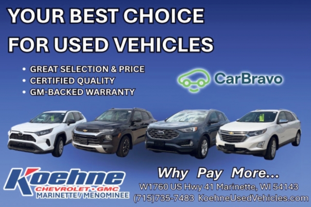 Why Pay More..., Koehne Chevrolet GMC, Marinette, WI