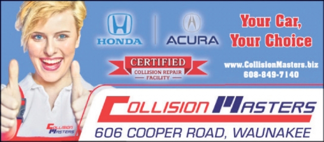 Certified Collision Repair Center, Collision Masters, Waunakee, WI