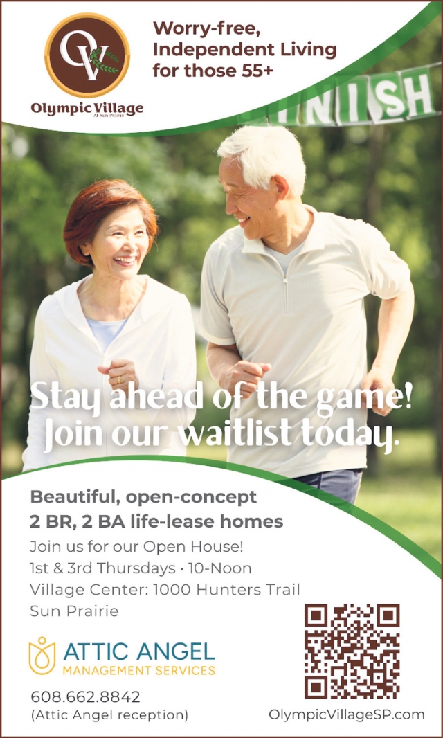 Worry-free, Independent Living for those 55+, Olympic Village At Sun Prairie, Sun Prairie, WI