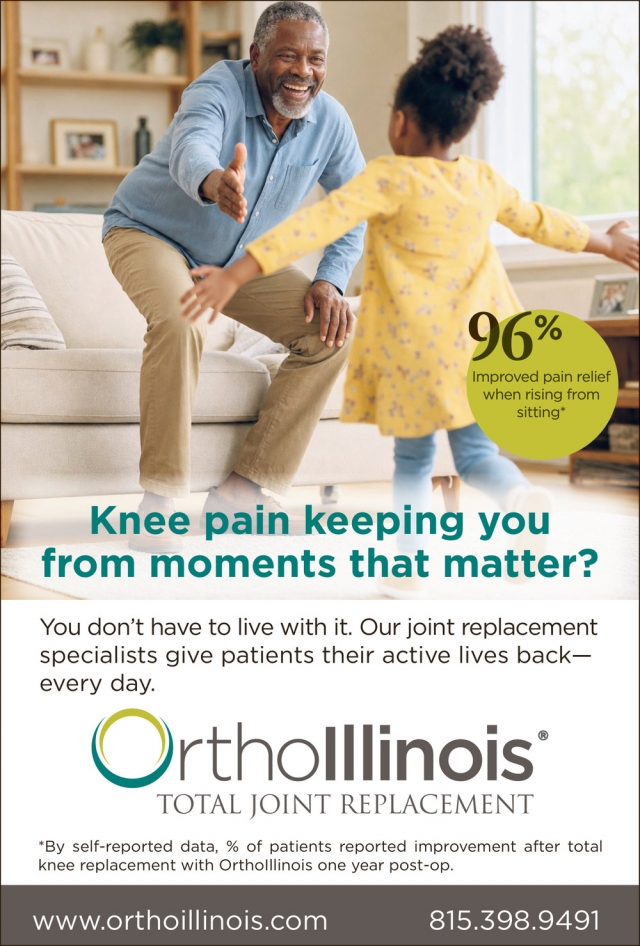 Knee Pain Keeping You From Moments That Matter?, OrthoIllinois Rehabilitation, Rockton, IL